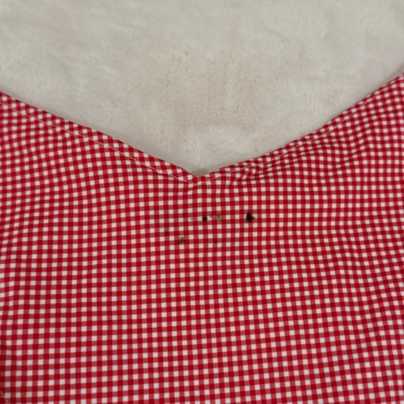 New! Frankies Bikinis Enzo Cheeky Bikini Bottom in Ladybug Gingham 31509 - Picture 13 of 13